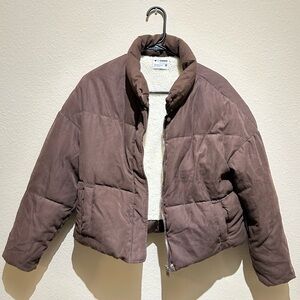 Ci Sono Brown Bomber Jacket